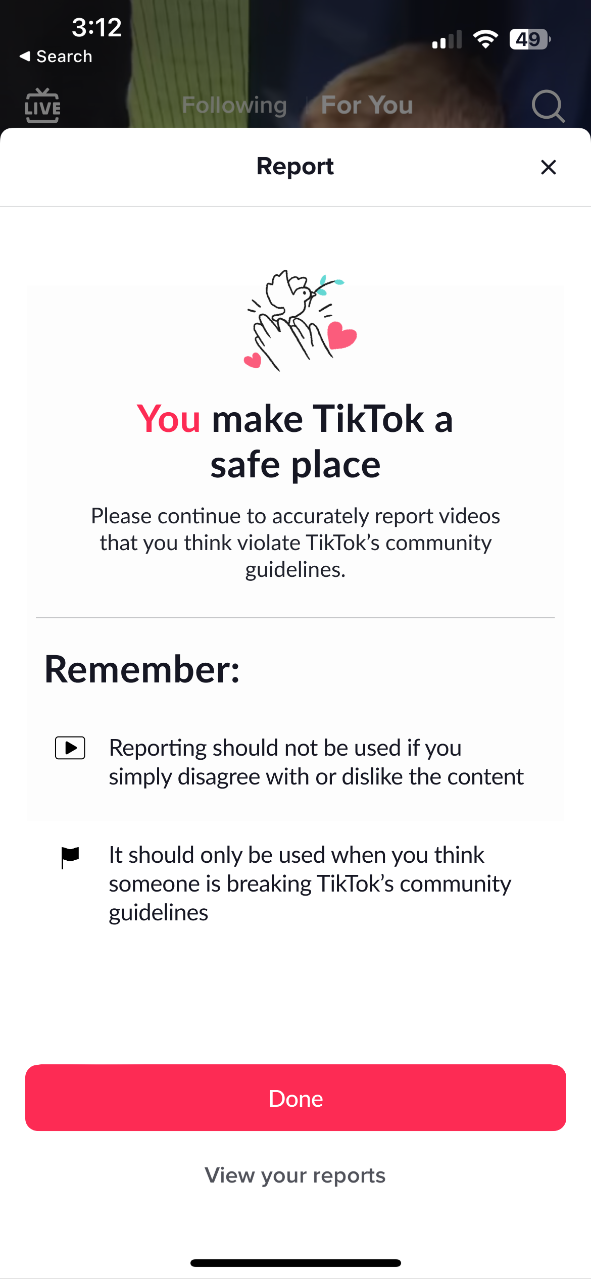TikTok UX and UI design preview